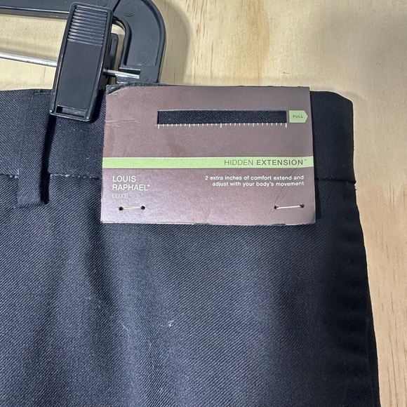 Louis Raphael Luxe Men’s Dress Pants Hidden Extension 36X32. 100% Worsted Wool - Picture 4 of 13